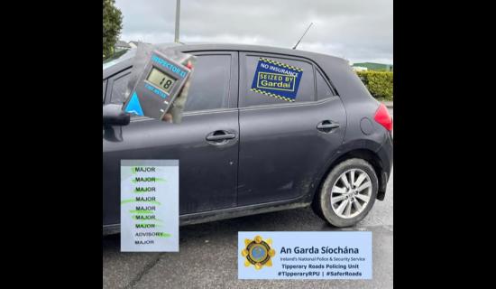 What Garda&iacute; found after stopping this car in Tipperary raised serious concerns