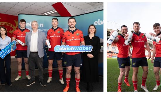 Tipperary-based water brand becomes Munster Rugby hydration partner