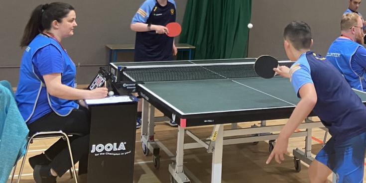 Table tennis exchange programme was a huge success for a special Tipperary School