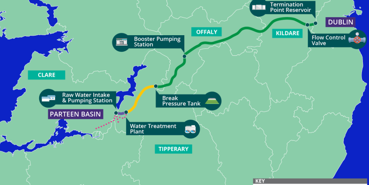 Uisce &Eacute;ireann to submit Shannon pipeline planning application for Ireland&rsquo;s largest water project