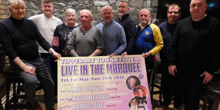 All star line-up announced for this year's Tipperary Town Music Festival