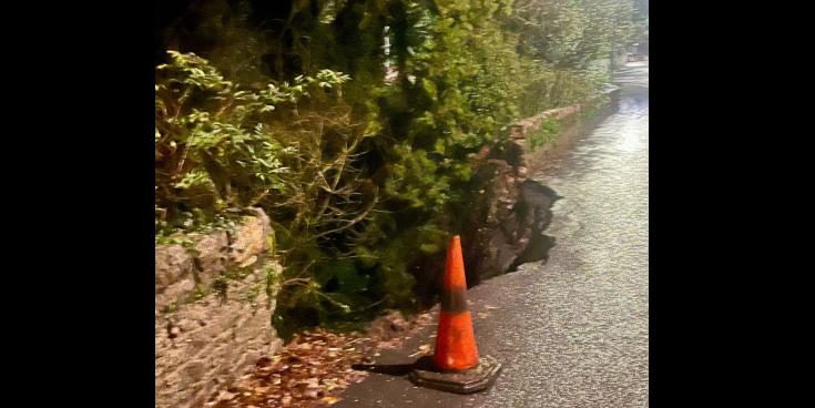 Repairs to begin on wall and road in Tipperary damaged by storm