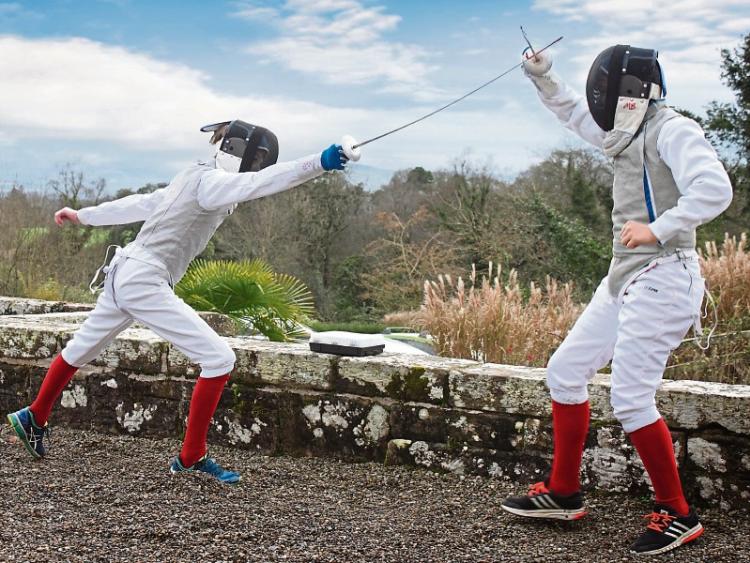 Tipperary fencing instructor Patrick Dight putting students en garde