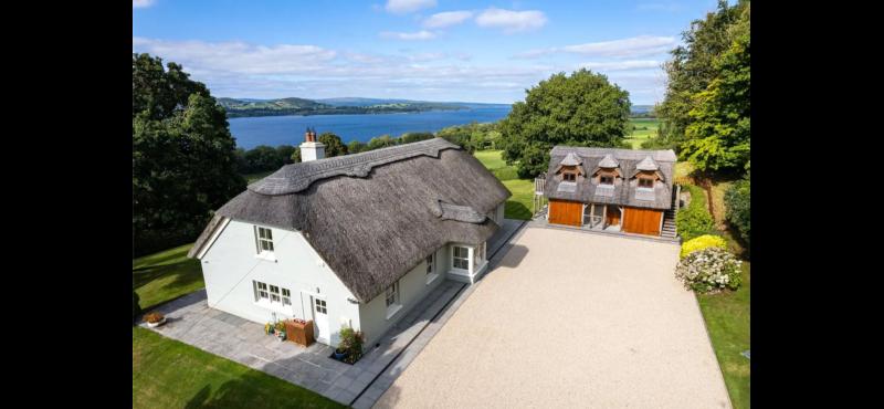 Charming Thatched Country House on the Shores of Lough Derg on sale for €1.15 million