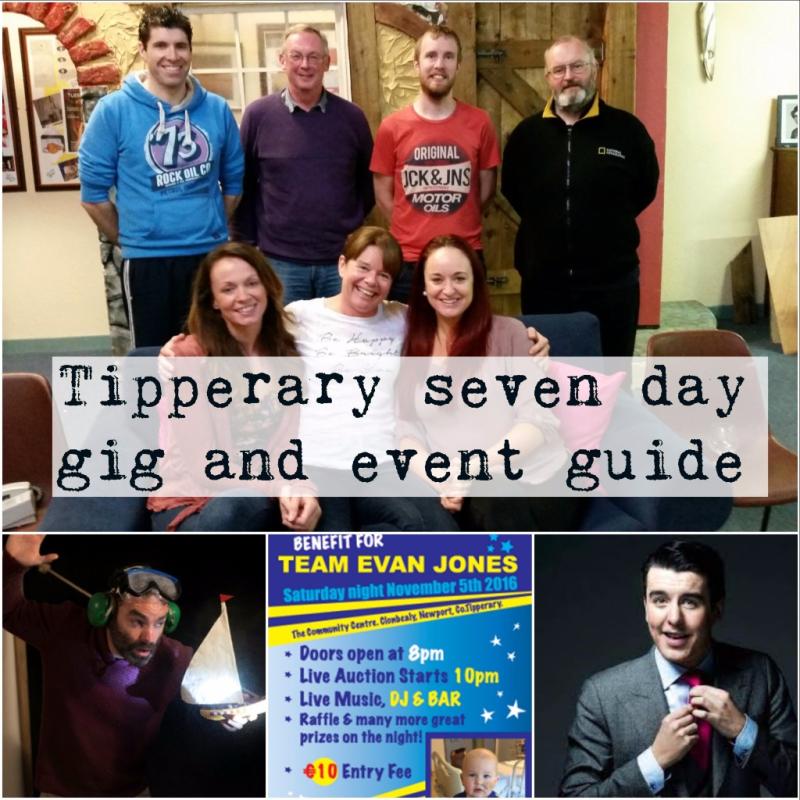 What's on in Tipperary: 7 day events listing