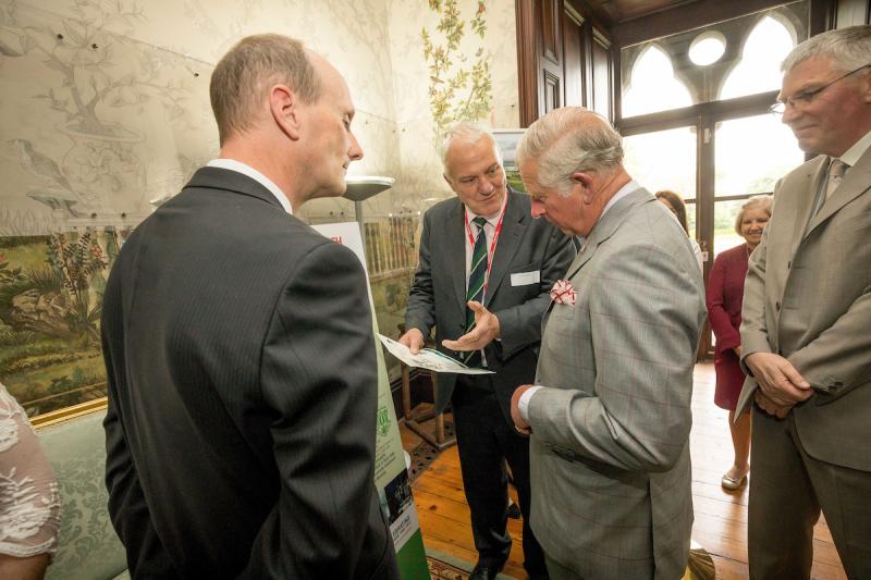 Fethard man meets Prince Charles at Kilkenny Castle 
