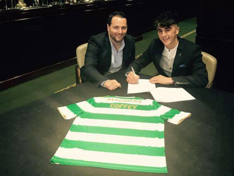 Rising Tipperary soccer star Barry Coffey signs for Glasgow Celtic
