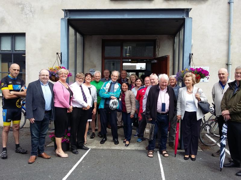 Toomevara's Brendan Lynch enjoys a cycle down memory lane to mark his 80th birthday
