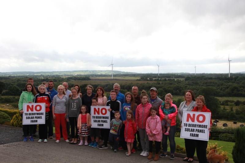 Knock residents outside Roscrea objecting to solar farm proposal