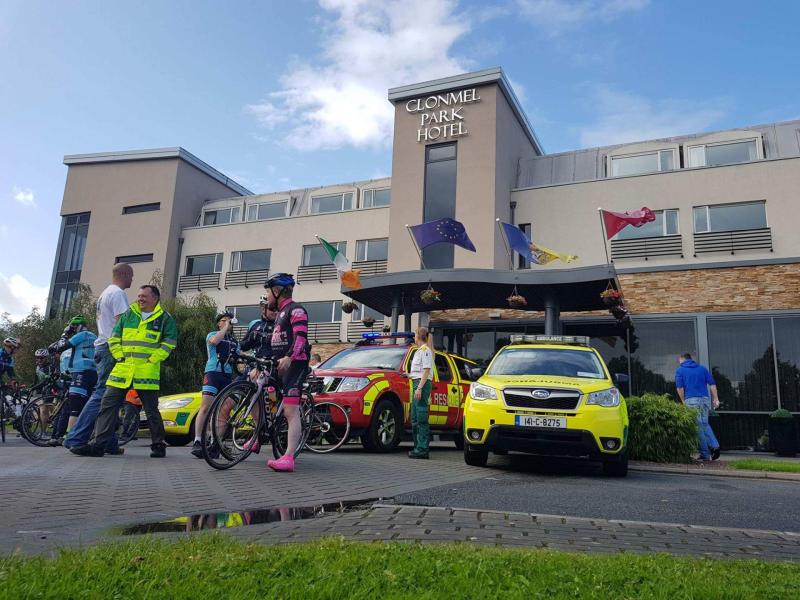 Clonmel Park Hotel hosts cyclists remembering Captain Dara Fitzpatrick and Rescue 116 crew