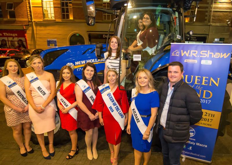 Some of the 2017 W.R. Shaw Queens with Karen Elliffe, reigning Queen of the Land and the main sponsor W.R. Shaw representative Leslie Shaw who attended the Launch on Friday the 6th of October in the B