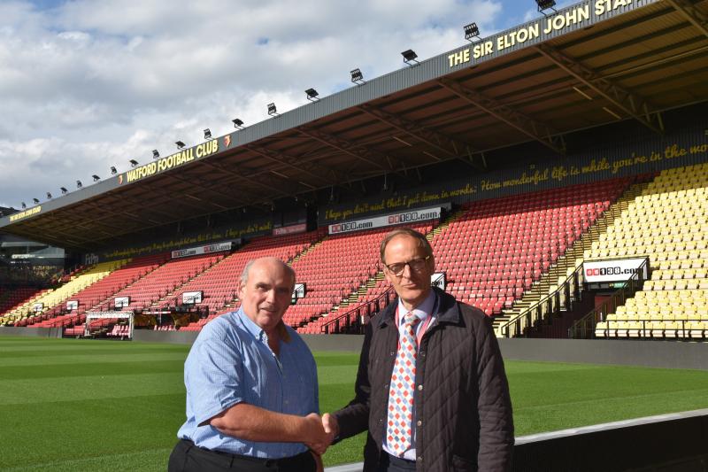 Thurles company cleaning up in the UK celebrate their inaugural Premiership Stadium clean at the Watford v Arsenal game