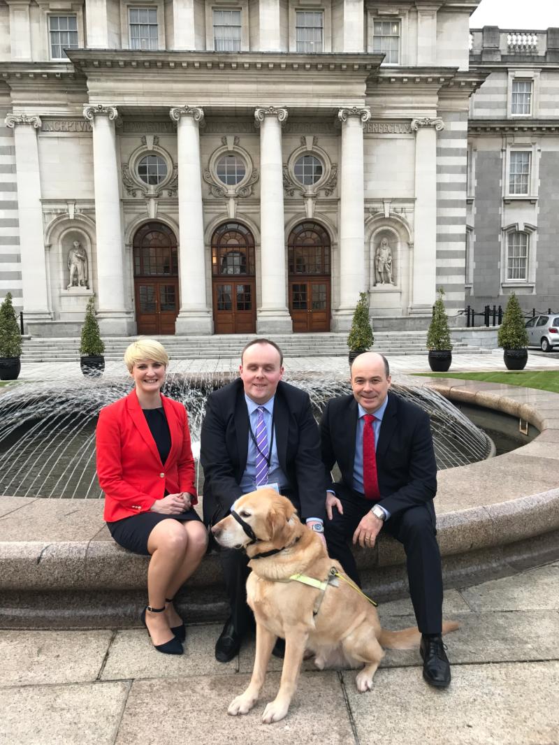 Averil Power (Former ASI CEO), Kevin Kelly (Interim CEO),  with Minister Naughten
