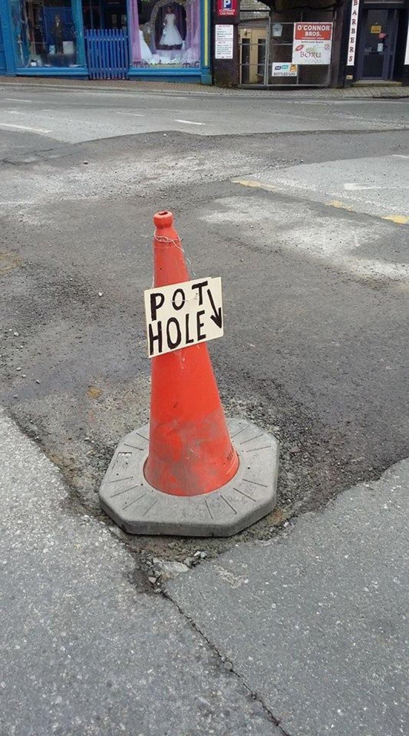 Rising anger over state of Tipperary town potholes - Peace Convention Secretary Martin Quinn 