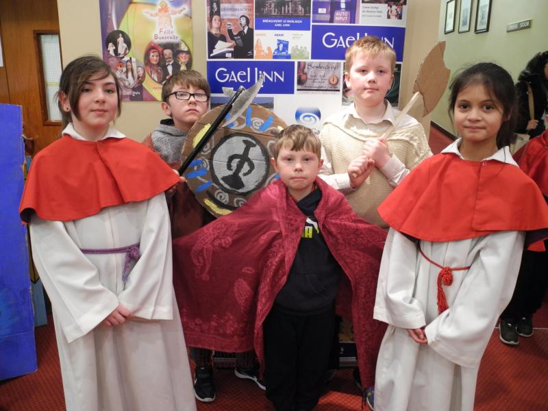 Awards for Ballinure NS at Coirm Gael Linn Festival
