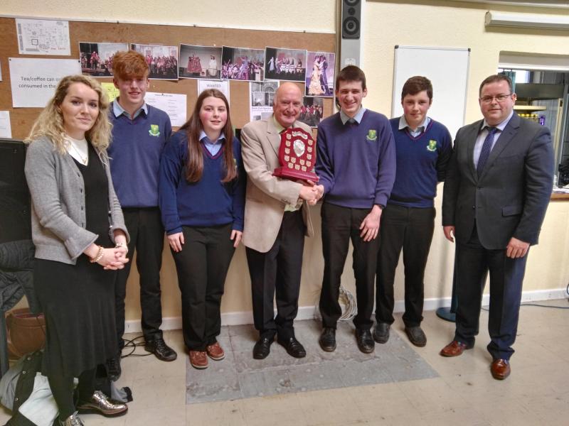 Scoil Ruain take top prize in history quiz