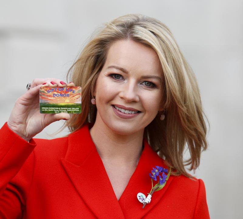 RTÉ's Claire Byrne is the new ambassador for Irish Kidney Association's Organ Donor Awareness Week campaign