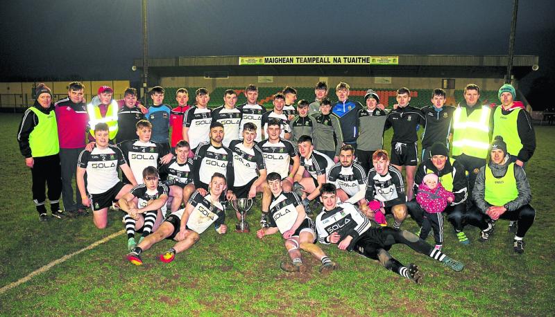 JK Brackens on the day they won the mid title.Today they added the county title  when they defeated Moyle Rovers in the final