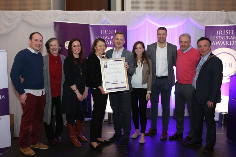 Tipperary restaurants scoop 15 honours at prestigious Restaurant Awards
