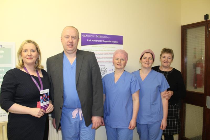 Hospital's Tipperary patients can now be included on national orthopaedic register