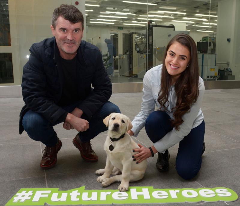 Roy Keane supports Irish Guide Dogs for the Blind Heroes appeal