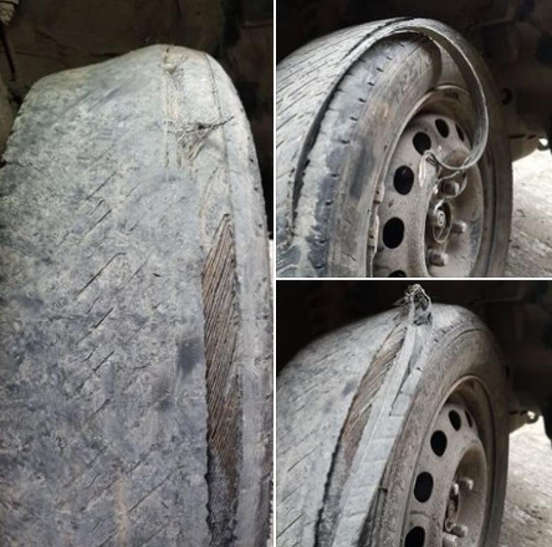 Car with 'worst tyres ever seen on a public road' seized in Tipperary 
