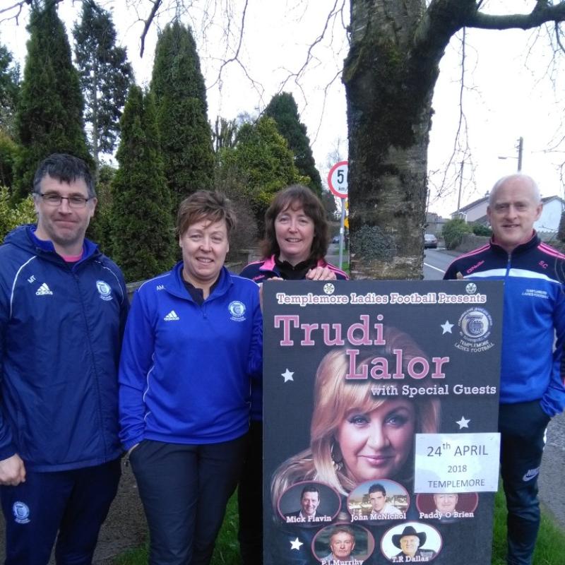 Templemore Ladies Football  welcome stars of country music for club fundraiser  