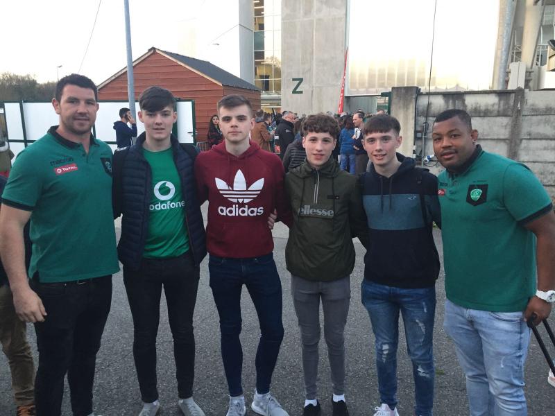 Tipperary students meet French rugby stars 