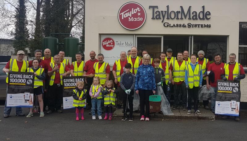 Taylor Made employees turn out in force for litter pick in Templemore