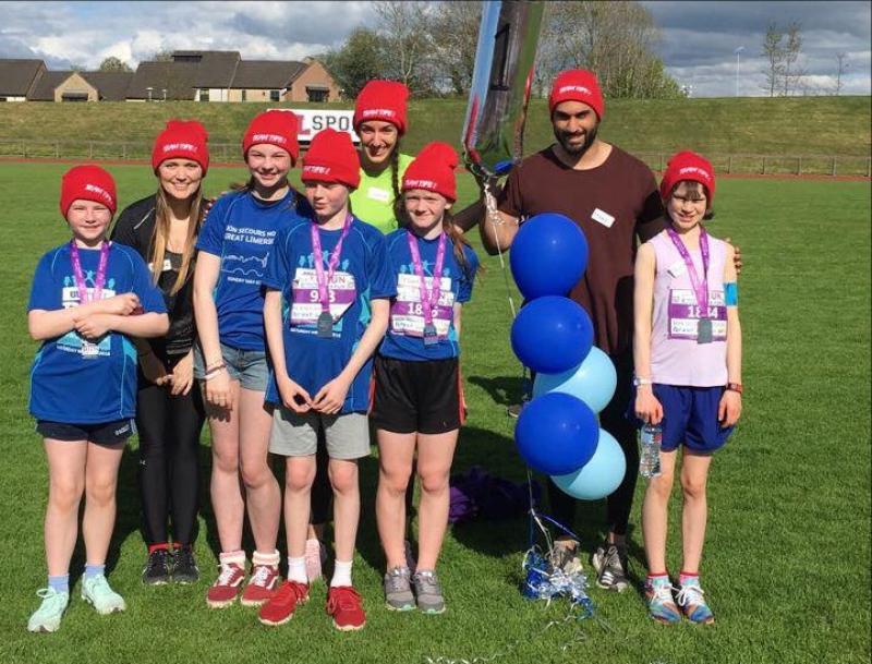 Tipperary children with diabetes join the fun at  Barrington's Great Limerick Run