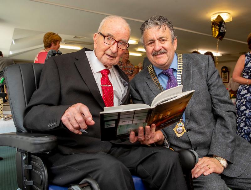 Tipperary hurling fan and 100-year-old carpenter Paul Fogarty honoured for his skills