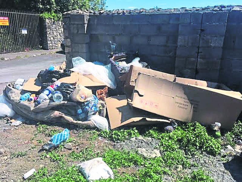 Contents of room dumped in Longford town