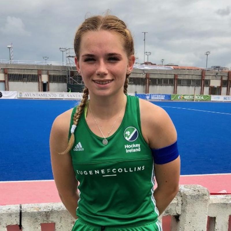 Hockey star Caoimhe Perdue lines out with Irish U21 team