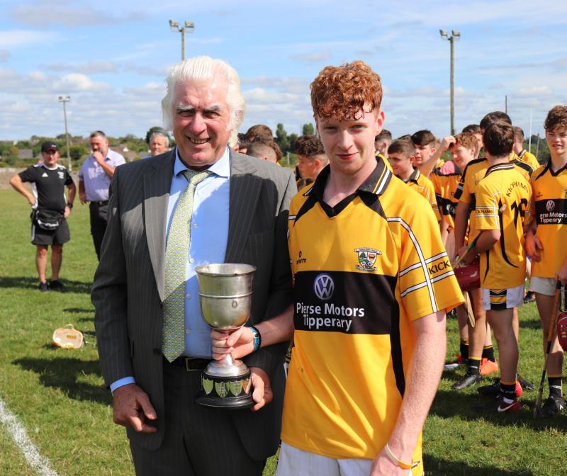 Knockavilla Kickhams enjoy a comfortable victory in the West Tipperary minor B hurling final