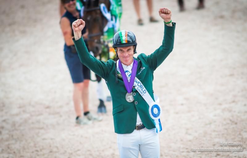 Tipperary's Padraig McCarthy wins double silver in Eventing at World Equestrian Games in the United States