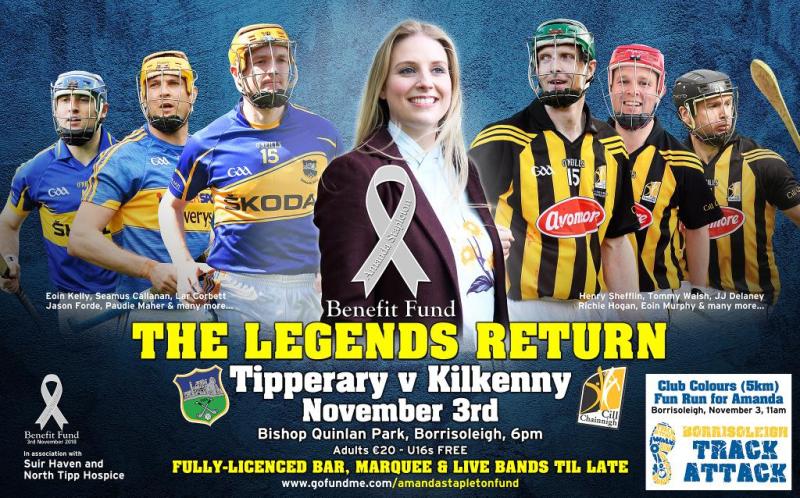Tipperary and Kilkenny hurling legends join forces to raise funds for Borrisoleigh&rsquo;s Amanda Stapleton