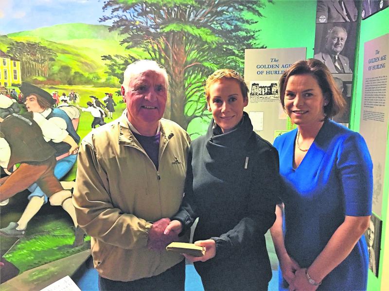 Historic manuscript for Lár na Pairce museum in Tipperary