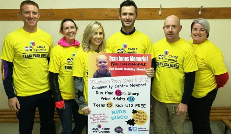Memorial run in honour of Tipperary toddler Evan Jones this October Bank Holiday