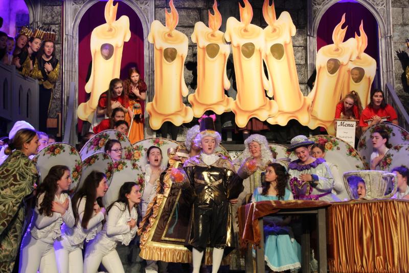 Standing ovations on opening night of the Ursuline's Beauty and the Beast