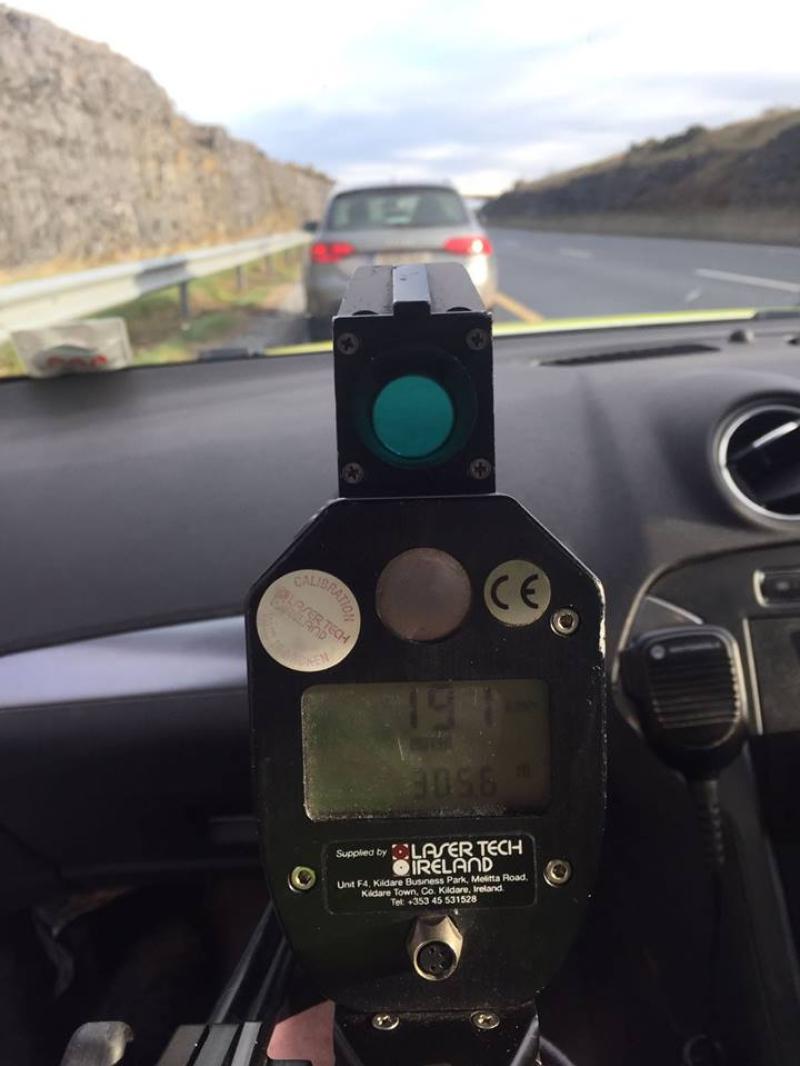 Tipperary driver caught travelling at 191 km/h