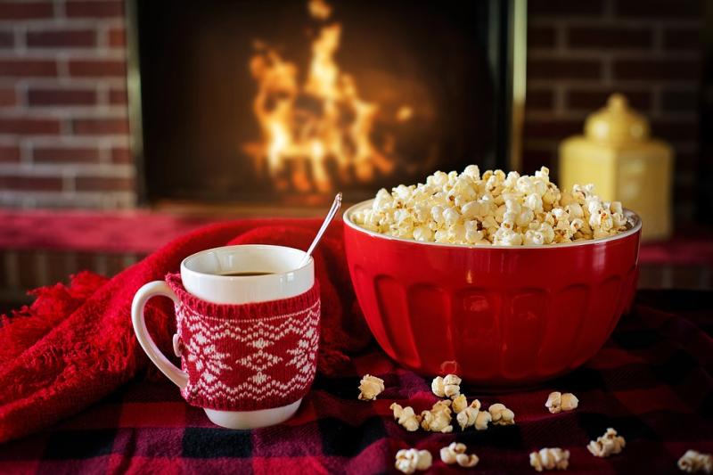 Christmas movie night