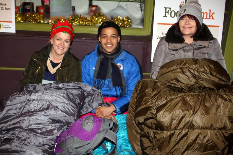 Volunteers brave torrential rain during sleep out to raise funds for Tipperary people in need