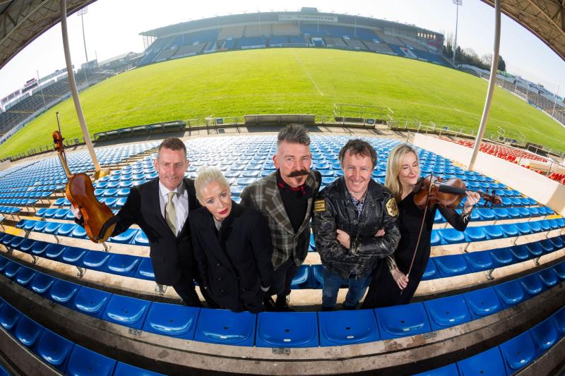 Louis Roden, ICO, Wendy James, Transvision Vamp, Jerry Fish, Tom Dunne and Jane Hackett, ICO at the launch of Tipp Classical Festival at Stemple Stadium