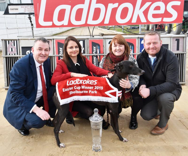 Tipperary greyhound leads the charge for Ladbrokes Easter Cup final night