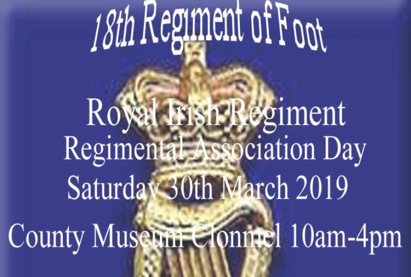 Regimental Association day to be held in the County Museum Clonmel