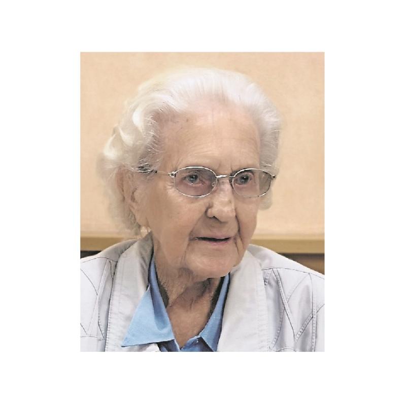 The late Philomena Sharlott, Templemore and England
