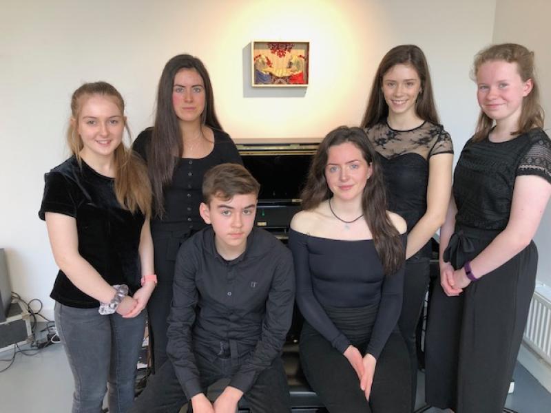 Scoil Ruain students mark World Piano Day