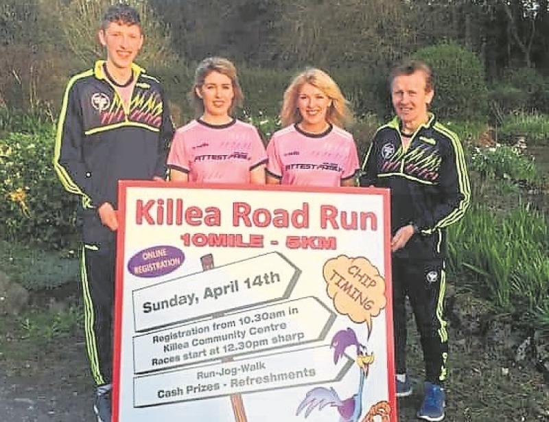 Only days to go to Killea 10 mile/5km road run 