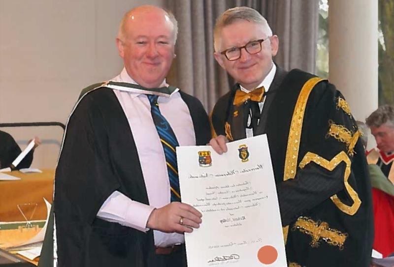 Clonmel Mayor Richie Molloy graduates from University College Cork