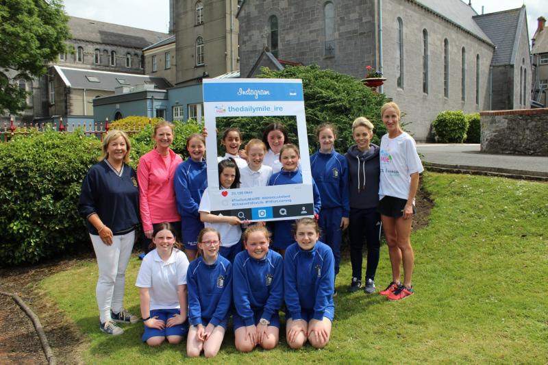 Scoil Angela put best foot forward to smash Daily Mile challenge